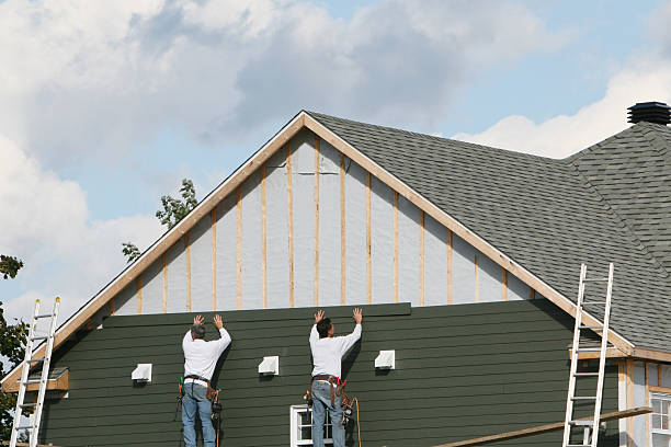 Professional Siding Repair technician working in Burnt Cabins, PA